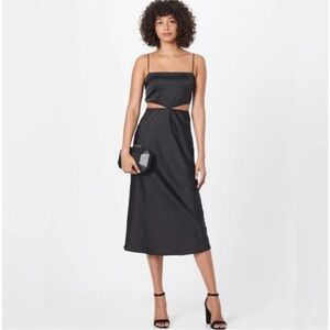 XXS A&F Satin Cut-out Dress